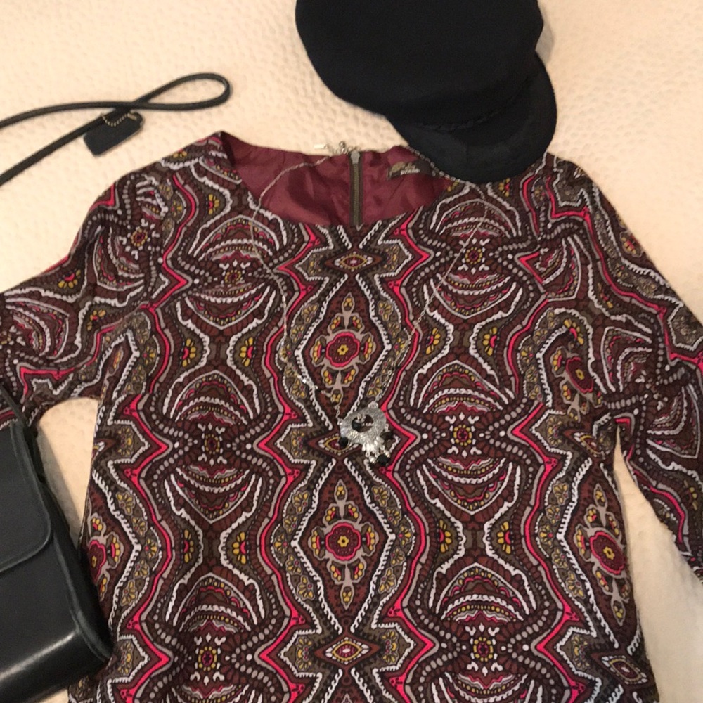 Prana shift funky psychedelic pattern sz s